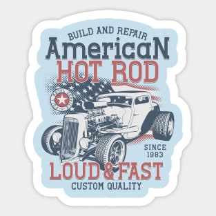 American Hot Rod 1983 Sticker